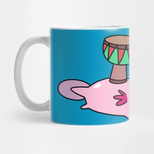 Little Djembe and Axolotl Mug
